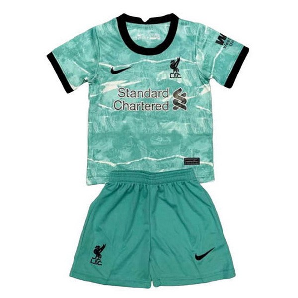 Maillot Football Liverpool Exterieur Enfant 2020-21 Vert